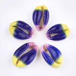 Printed Cowrie Shell Beads