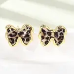 Brass Stud Earrings