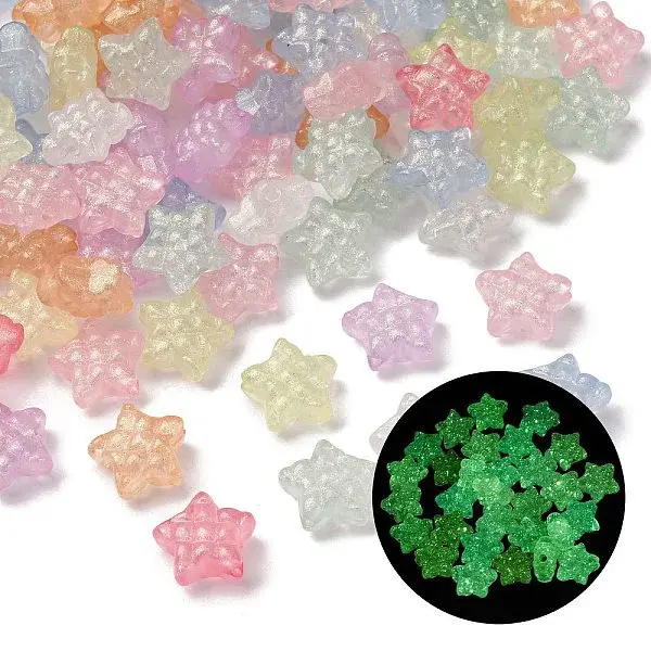 Luminous Transparent Acrylic Beads