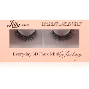 Lilly Lashes Everyday 3D Faux Mink umělé řasy typ Blushing 1 pár