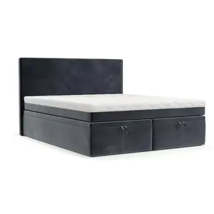 AltaBeds POSTEL BOXSPRING ZALLA 140/200 Tmavě šedá