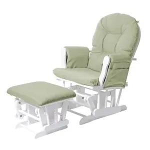 MCW RELAXAČNÍ KŘESLO Houpací křeslo Světle zelené