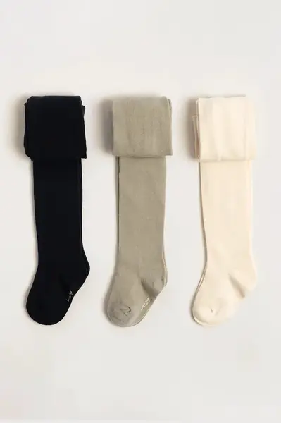 Konges Sløjd  punčocháče dětské 3-PACK TIGHTS