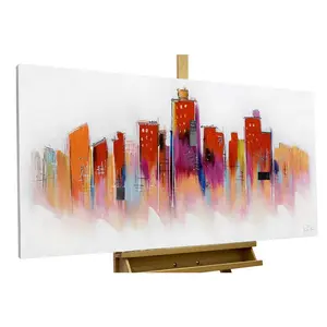 KUNSTLOFT OLEJOMALBA 120/60 cm, Město a architektura