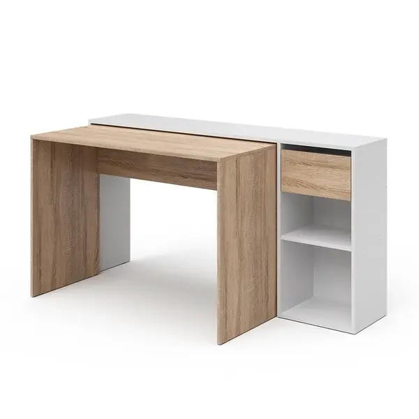 Vicco STŮL Ben Bílá/Sonoma 145 x 46.4 cm