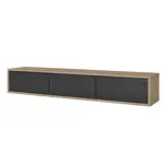 Selsey TV stolek Moddern dub / antracitový 180/32/36 cm