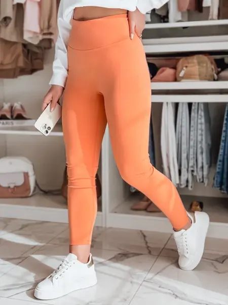 Dámské push-up legíny DIMODOI, pomerančové
