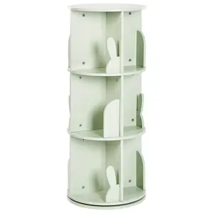 Beliani KNIHOVNA 94 cm Světle zelená Caney