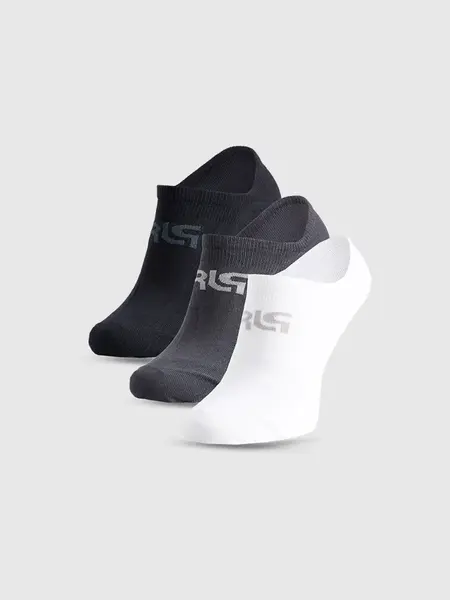 Pánské casual kotníkové ponožky (3-pack) 4f x robert lewandowski bílá/šedá/černá 43-46