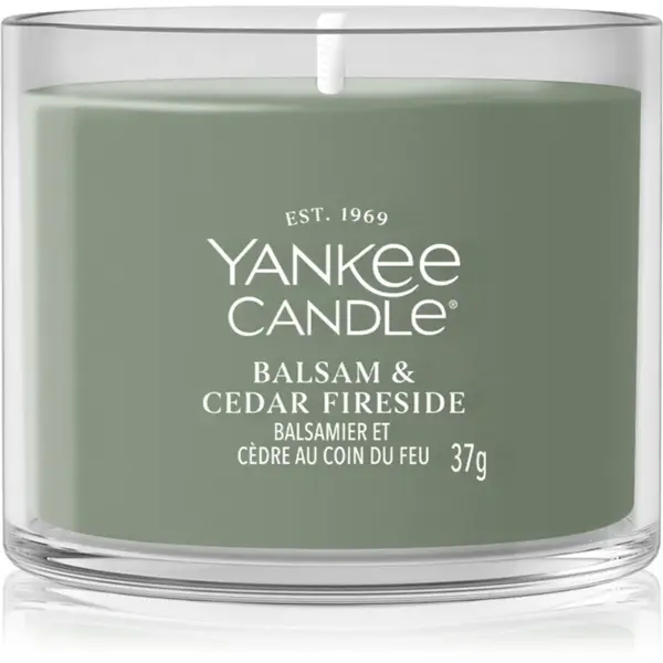 Yankee Candle Balsam & Cedar Fireside votivní svíčka 37 g
