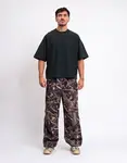 Carhartt WIP Fletcher Pant Camo Feather Tree, Black M