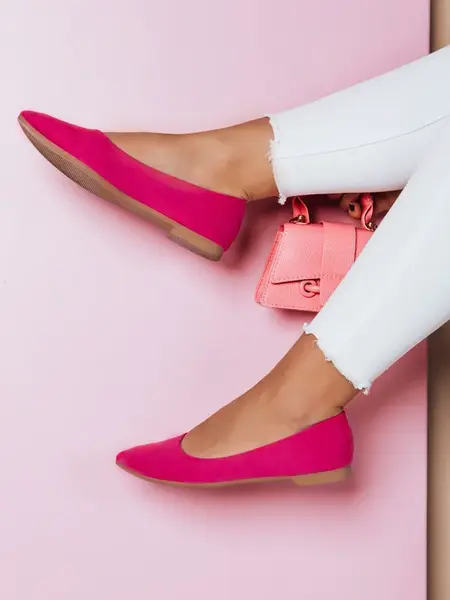 Dámské baleríny GLAMINO fuksja