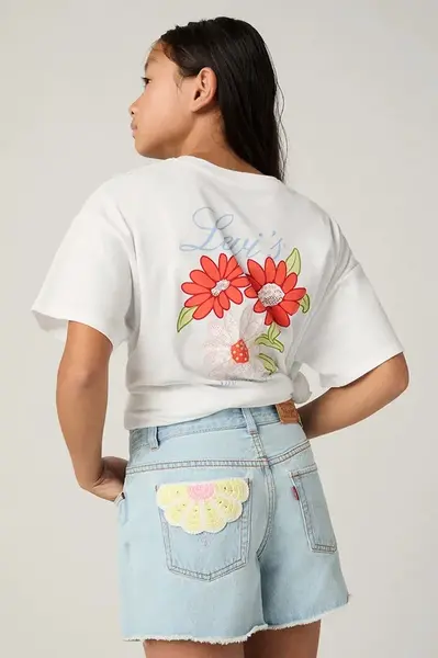 Levi's  Dětské tričko  LEVIS FLORAL OVERSIZED TEE
