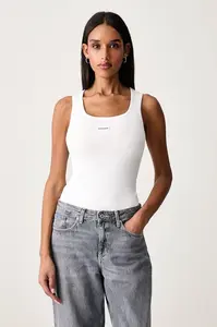 Guess Jeans  top dámský bavlněný s elastanem
