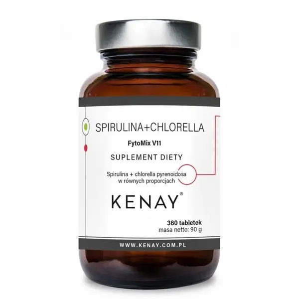 Kenay Spirulina chlorella FytoMix V11 360 tablet