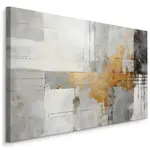 Muralo OBRAZ NA PLÁTNĚ Abstrakce Moderní Umění 120x80
