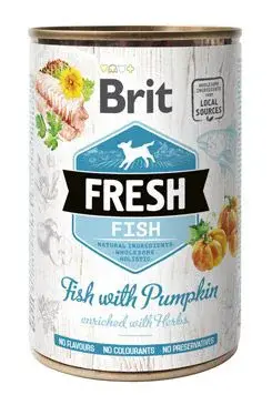 Brit Fresh Dog Konzerva Fish With Pumpkin 400g