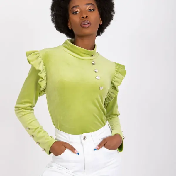 Blouse-DHJ-BZ-6533A.44P-lime green
