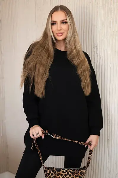 Zateplená mikina s nápisem California černá