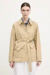 Bunda Tommy Hilfiger zelená barva, přechodná, WW0WW45620