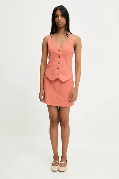 Vesta a kalhotová sukně se lnem Answear.LAB