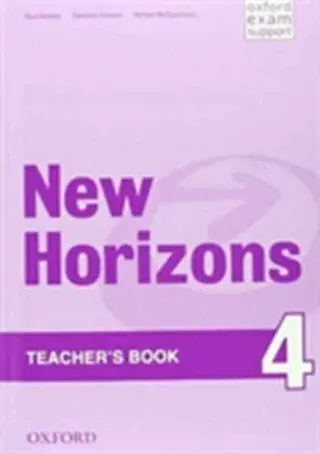 New Horizons 4 Teacher´s Book - Paul Radley