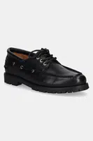 Kožené mokasíny Vagabond Shoemakers 5945-001-20 dámské, černá barva, na plochém podpatku, 5945-001-20