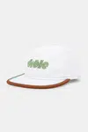 Kšiltovka Drôle de Monsieur La Casquette Drule Tennis bílá barva, hladká, G-CP173-CO138-WT