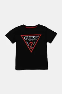 Dětské bavlněné tričko Guess