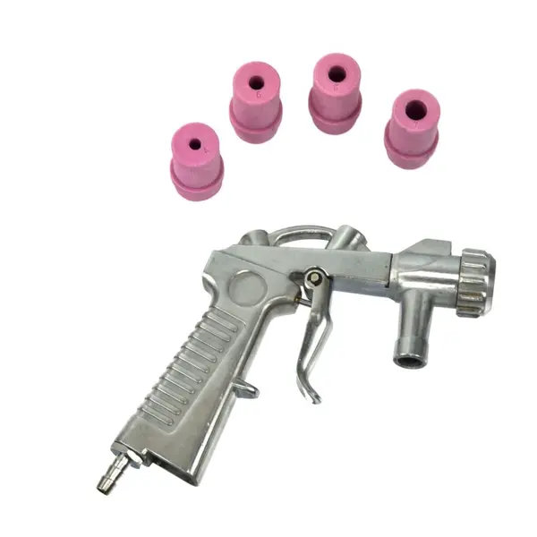 GEKO Pískovací pistole s tryskami 4 - 7 mm pro pískovačky