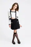 Dětská sukně Twinset černá barva, mini, áčková, 251GJ3QW3