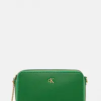 Kabelka Calvin Klein zelená barva, LV04K1086G