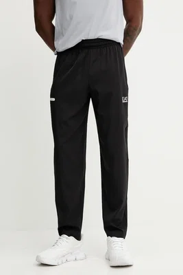 Tréninkové kalhoty EA7 Emporio Armani pánské, černá barva, AF13137.7M000074