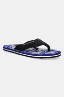 Žabky Tommy Hilfiger TH SURF PRINT BEACH SANDAL pánské, černá barva, FM0FM05509