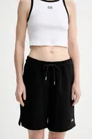 Kraťasy Gestuz dámské, černá barva, high waist, 10910317