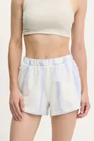 Kraťasy Guess dámské, modrá barva, medium waist, V5GD11 KCRQ0