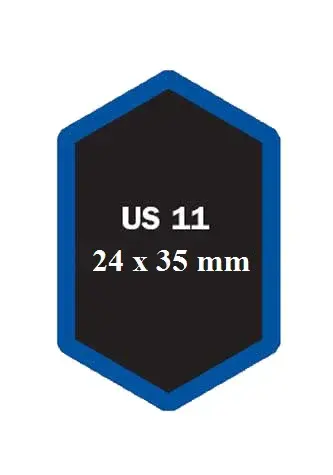 Univerzální opravná vložka US, šestihranná, různé velikosti - Ferdus Varianta: US 11 24x35 mm. 1 ks