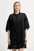 Šaty s příměsí hedvábí ISABELLE BLANCHE