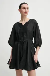 Lněné šaty ISABELLE BLANCHE