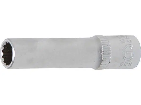 BGS Technic BGS 10157 Nástrčná hlavice 1/4" 7 mm, prodloužená - Gear Lock