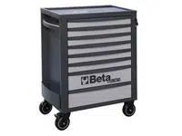 Dílenský vozík, 8 zásuvek, šedý - Beta Tools
