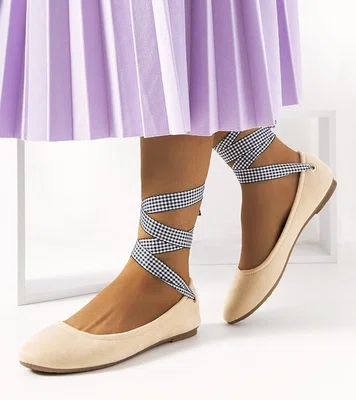 D/CEO Beige ballerinas Acro
