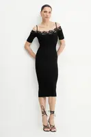 Šaty Marciano Guess CANDICE černá barva, mini, 5GGK24 5872Z