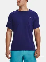 Tmavomodré športové tričko Under Armour UA Rush Emboss SS