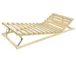 Polohovateľný latkový rošt v ráme Natural HN 90x200, 15 lát%