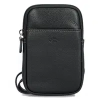 Dámske kožené crossbody vrecko čierne - Katana Soffix