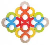 TULIMI Balanční, dřevěná hra, Mozaika, - 24 dílků