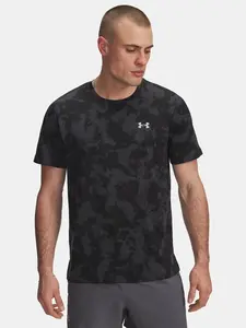 Pánské tričko Under Armour UA Launch Printed SS-GRY - Pánské