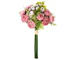 Umelá kytica Iskerníky, ružová%