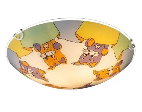 Stropné detské osvetlenie Kiddy 30 cm, mačky%